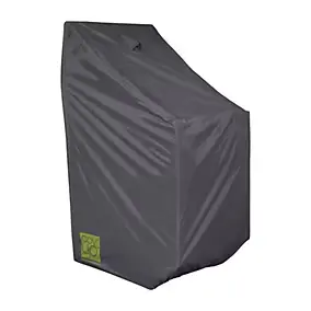 Housse de protection Urban pour chaises empilables Oviala H.120 cm gris