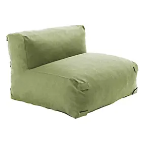 Fauteuil de jardin tissu polypropylène olefin vert Oviala Mixi