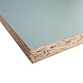 Panneau mélaminé Ninna prédécoupé vert olive 280X80X2.2cm
