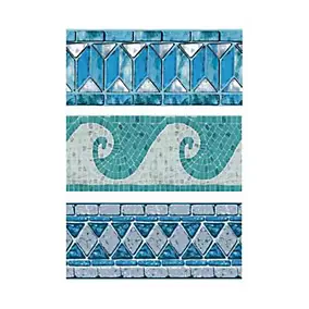 Liner Élégance 75-100 pour Piscine Hors Sol en Bleu