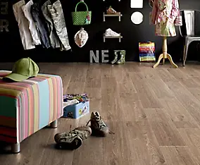 Revêtement sol PVC Texline Noma coloris miel 4 m (vendu au m²)