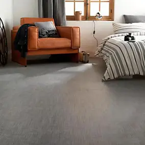 Revêtement sol PVC Funtex Tweed light gris 2 m (vendu au m²)
