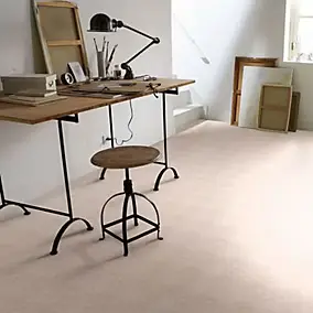 Revêtement sol PVC Tarkett Pluton uni beige 4m (vendu au m²)