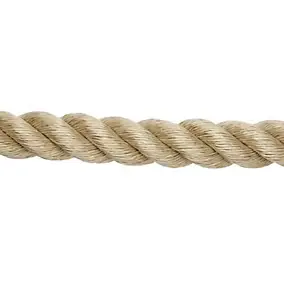 Corde torsadée de rampe beige Diall ø32 mm, vendue au mètre linéaire