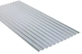 Plaque acier galvanisé petites ondes Bacacier - 200 x 90 cm