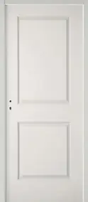 Bloc-porte post-formé beige 2 panneaux H.204 x l.73 cm, poussant droit