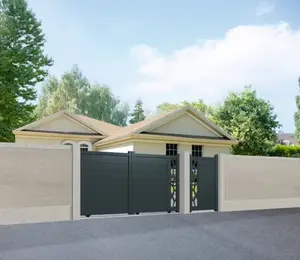 Portail aluminium coulissant "Nova" - l. 3 m
