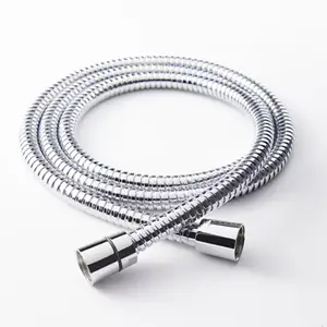 Flexible de douche chrome en inox - 2 m