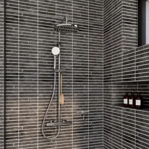 Flexible de douche chrome en inox - 1,75 m