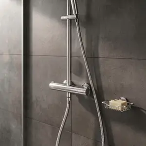 Flexible de douche en laiton chrome - 1,75 m