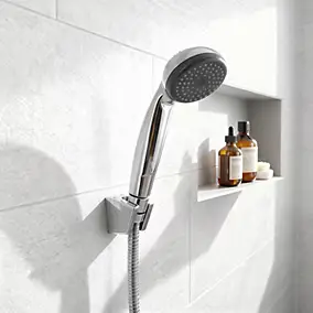 Trio douchette + flexible + support chrome GoodHome Blyth