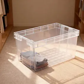 Boîte en plastique Xago transparent 94 L (XXL)