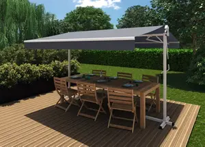 Store banne double pente 3x3 m