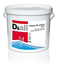 Chlore 5 actions en galets de 200g, 5kg