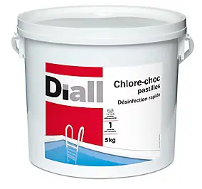 Chlore choc en pastilles de 20g, 5kg