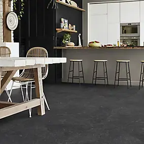 Revêtement sol PVC Tarkett Iconik Life noir 2m (vendu au m²)