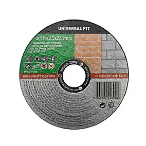 Disque de coupe pierre 115x2,5x22,2 mm Universel fit