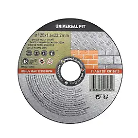 Disque de coupe multi 125x1,6x22,2 mm Universel fit