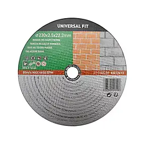 Disque de coupe pierre 230x2,5x22,2 mm Universel fit