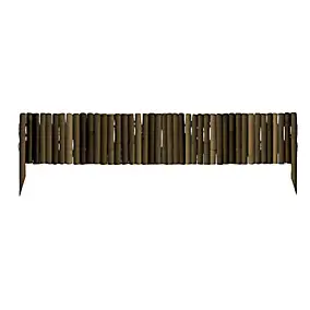 Bordure à planter bambou noir 120 x 20 cm