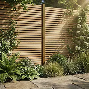 Demi-poteau bois GoodHome Neva vert h.240 cm