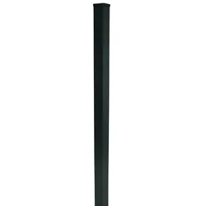 Poteau aluminium gris anthracite à poser sur platine- H. 95 cm