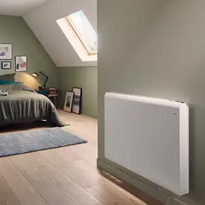 Radiateur électrique à inertie fluide Iriya blanc 1500 W