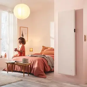 Radiateur électrique à inertie fluide Iriya blanc 1500 W vertical