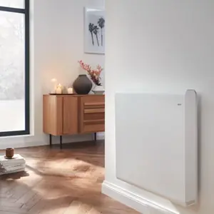 Radiateur électrique à inertie sèche Iriya blanc 1000 W