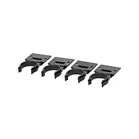 Clip pour plinthe GoodHome L.4 cm plastique noir vendu par 4 pièces