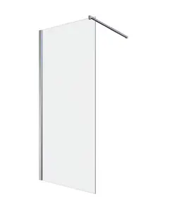 Paroi de douche à l'italienne Walk-In "Beloya" l.100 cm en verre transparent