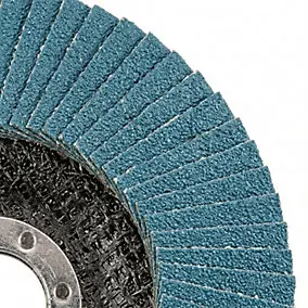 Disque à lamelles zirconium Erbauer 125 mm, Grain 40