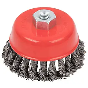 Brosse torsadée acier pour meuleuse Universal 100 mm