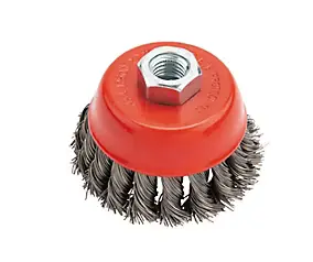 Brosse torsadée acier pour meuleuse Universal 80 mm