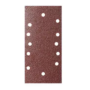 Lot de 5 abrasifs perforés 1/3 185 x 93 mm - Grain 40