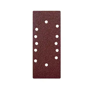 Lot de 5 abrasifs perforés 1/3 93 x 230 mm - Grain 40