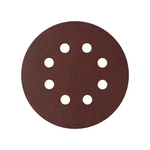 U. Fit 5 disques velcro perforés grains 180 diamètre 125