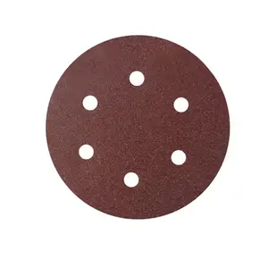 Lot de 5 abrasifs perforés autogrippants - Grain 40