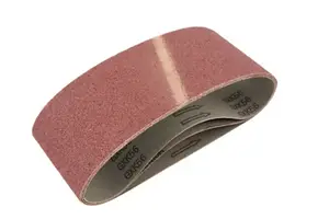 Lot de 3 bandes abrasives 76 x 533 mm Grain 40