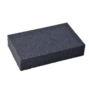 Eponge abrasive 125 x 75 mm grains moyen/gros