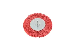 Brosse circulaire en nylon pour jante 100 mm