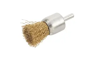 Brosses à fils ondulés acier pour perceuse brosse pinceau 25 mm