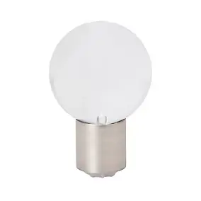 Embout boule pour barre à rideau GoodHome en verre 19 mm Athens gris