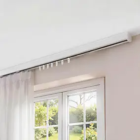 20 roulements coulissants universels pour rail à rideau Nisis GoodHome blanc