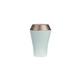 Embout cône pour barre à rideau bicolore GoodHome 19 mm Anafi blanc