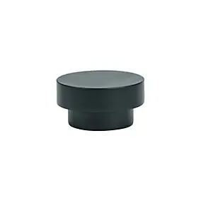 Embout bouchon pour barre à rideau GoodHome 19 mm Araxos noir