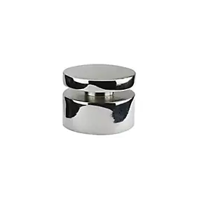 Embout bouchon pour barre à rideau GoodHome 28 mm Olympe gris