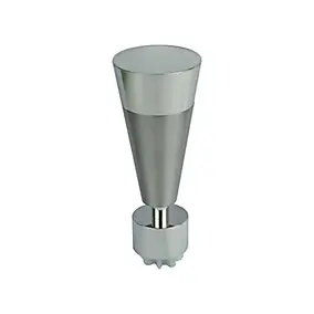Embout cône pour barre à rideau GoodHome 28 mm Olympe gris