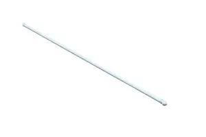 Tringle vitrage blanche mat 70-100 cm