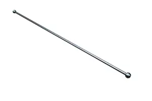 Kit barre de rideau embout boule 50/80 "Dokos" Nickel